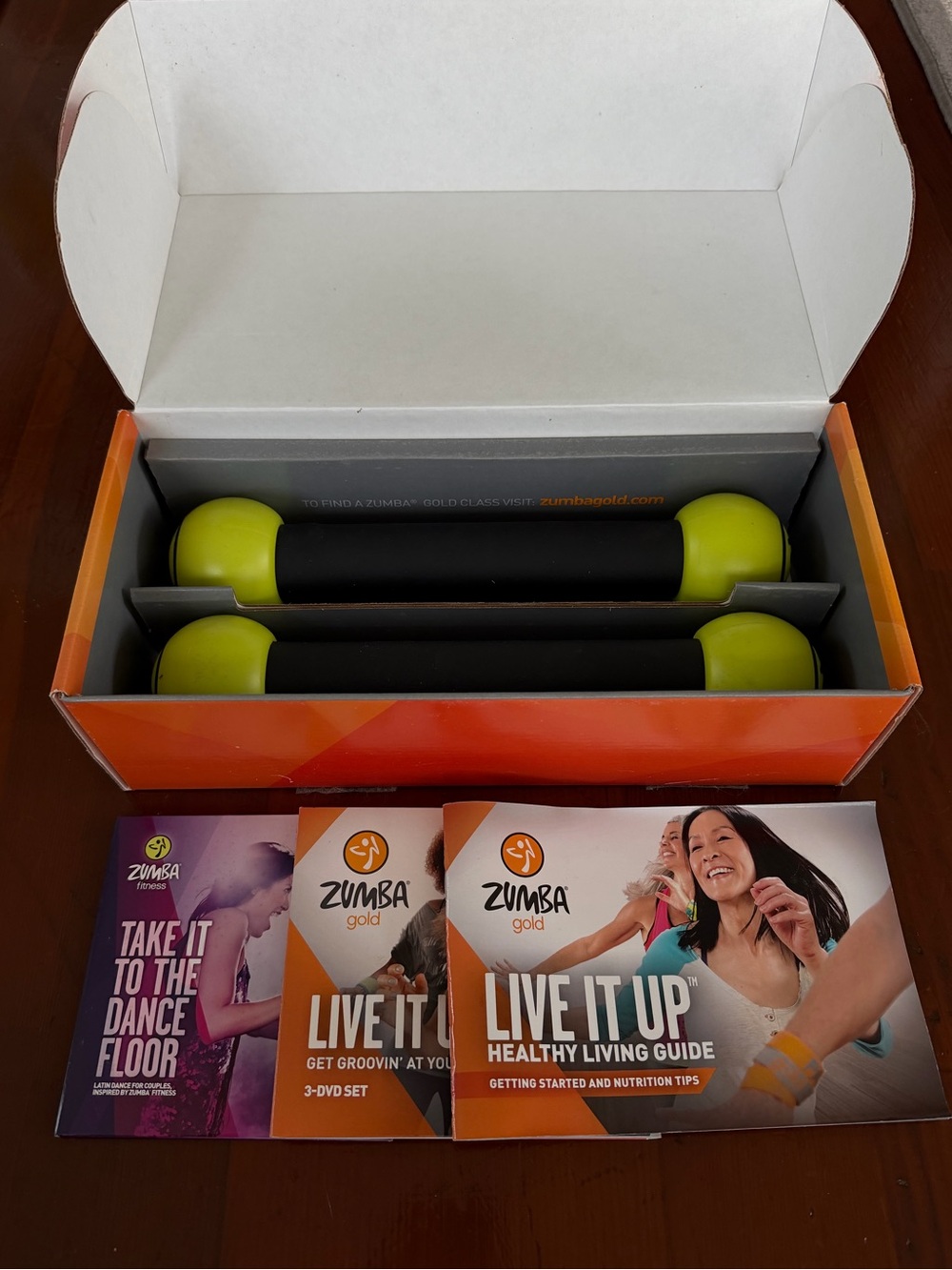 ZUMBA GOLD Live it Up! New in Open Box